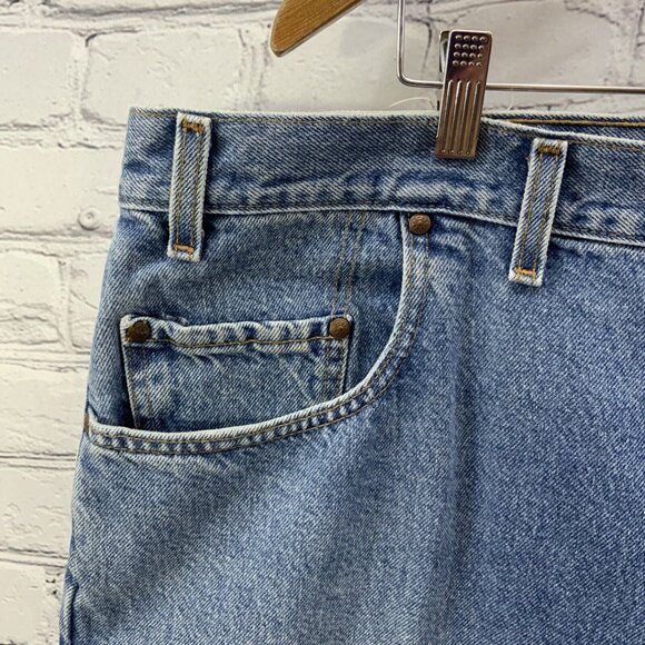 Levi’s 545 Blue Jeans Mens Sz 48 x 30 Loose Fit Medium Wash Vintage - Picture 4 of 12